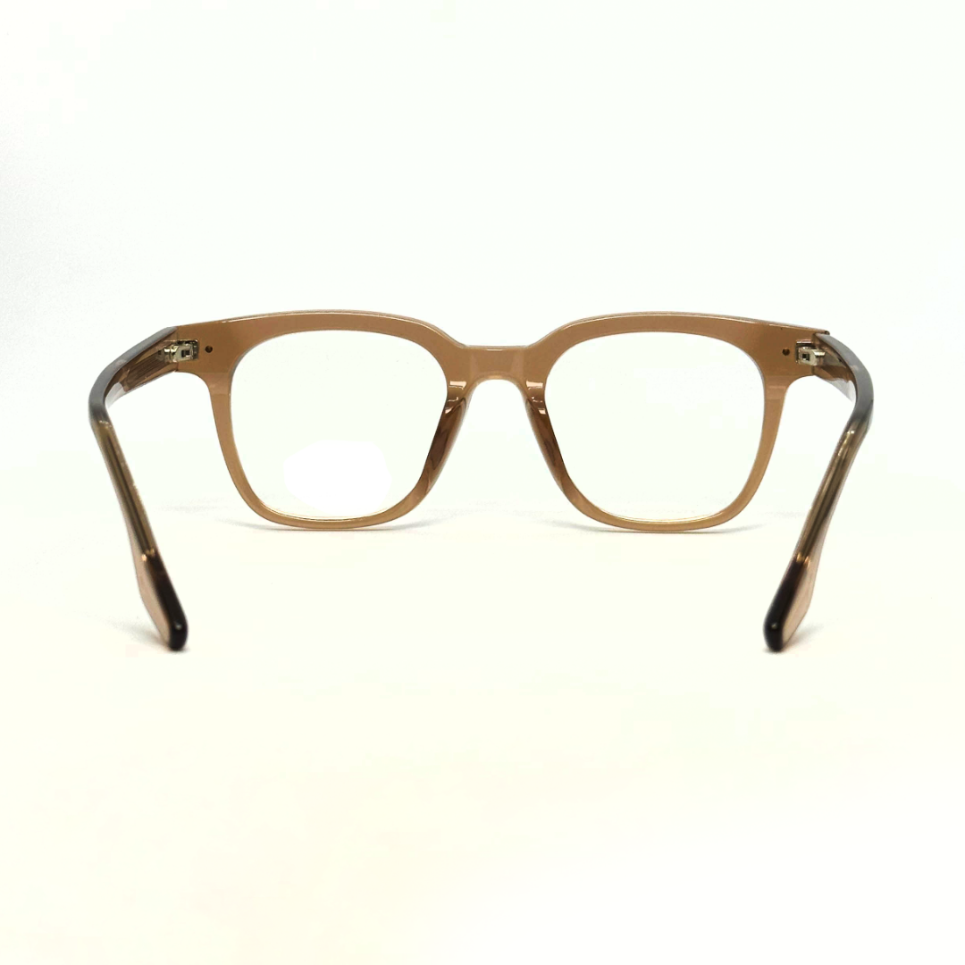 Tony Morgan Unisex Beige Acetate Square Eyeglasses TMQUINNBEIGE49 - Vision Express Optical Philippines