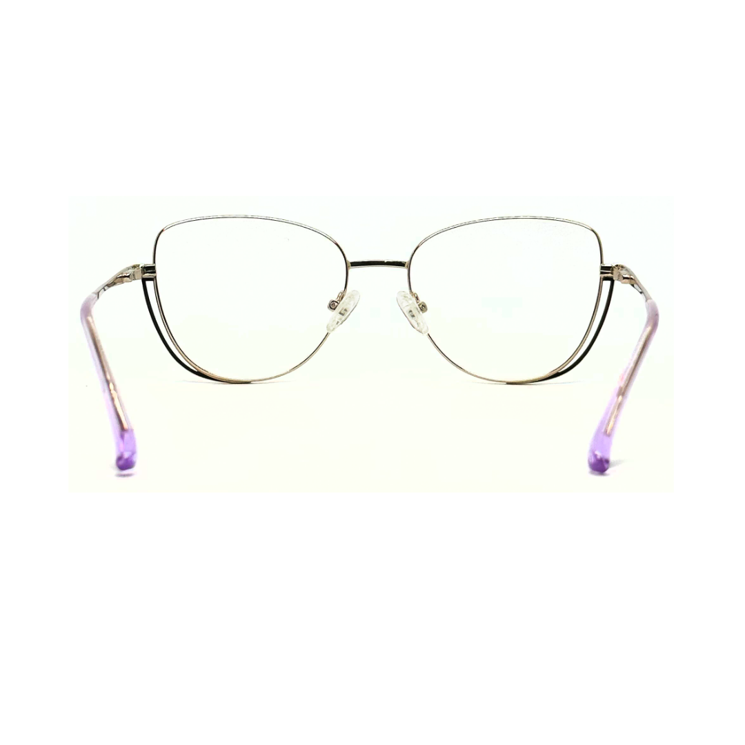 Tony Morgan Women's Purple Metal Cat Eye Eyeglasses TMLUCYPURP53 - Vision Express Optical Philippines