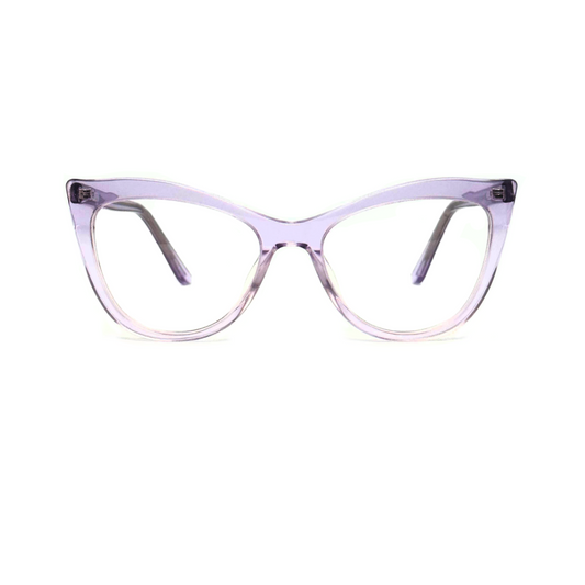 Tony Morgan Women's Purple Acetate Cat Eye Eyeglasses TMBELLAPURP55 - Vision Express Optical Philippines