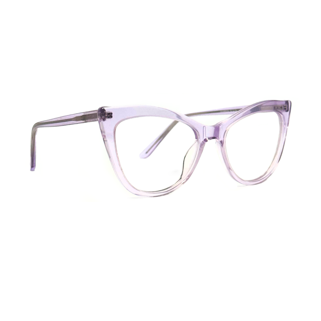 Tony Morgan Women's Purple Acetate Cat Eye Eyeglasses TMBELLAPURP55 - Vision Express Optical Philippines