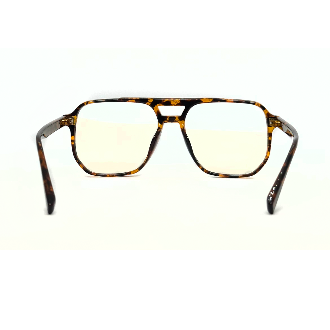 Tony Morgan Unisex Brown Acetate Aviator Eyeglasses TMCOVEBRWN57 - Vision Express Optical Philippines