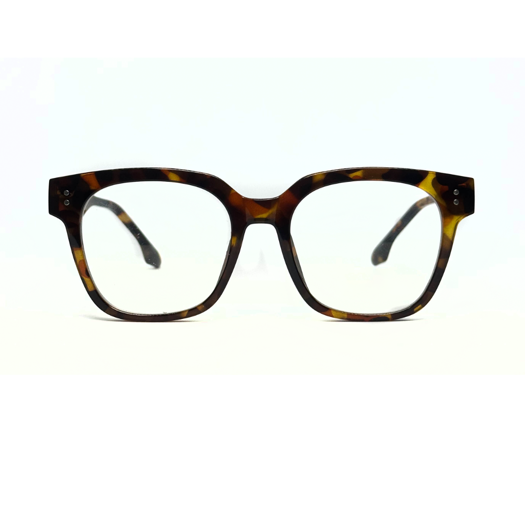 Tony Morgan Unisex Brown Acetate Square Eyeglasses TMFIFERBRWN52 - Vision Express Optical Philippines