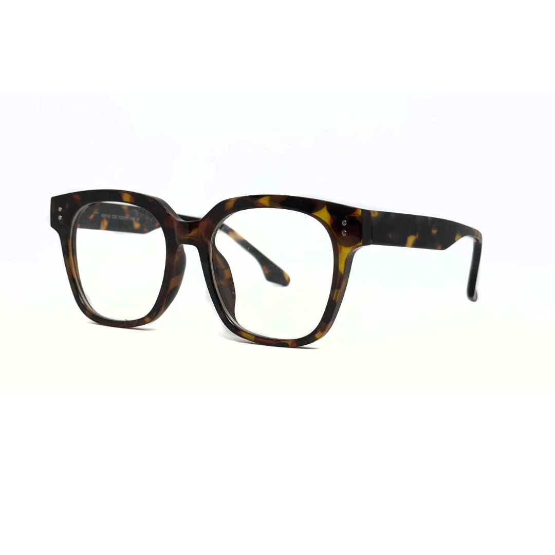 Tony Morgan Unisex Brown Acetate Square Eyeglasses TMFIFERBRWN52 - Vision Express Optical Philippines