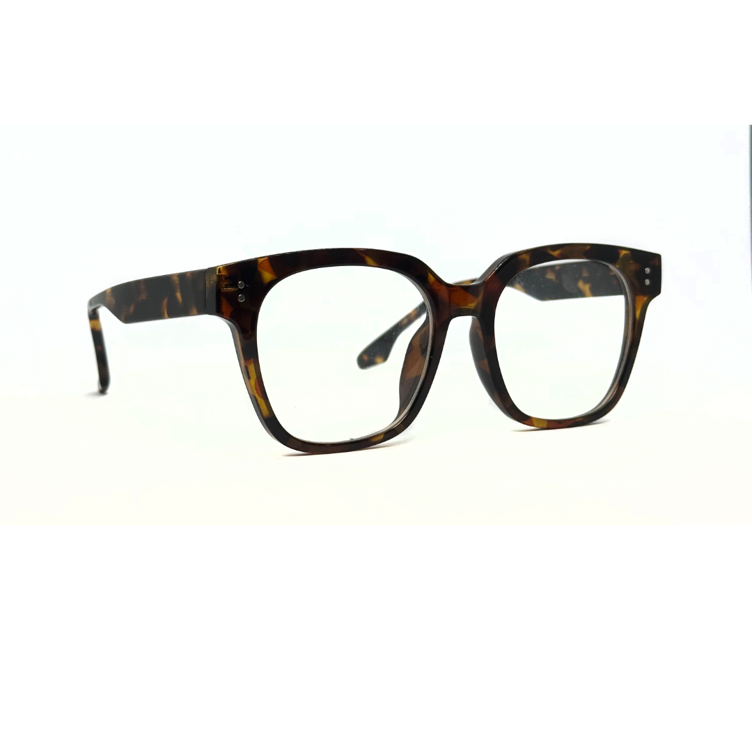Tony Morgan Unisex Brown Acetate Square Eyeglasses TMFIFERBRWN52 - Vision Express Optical Philippines