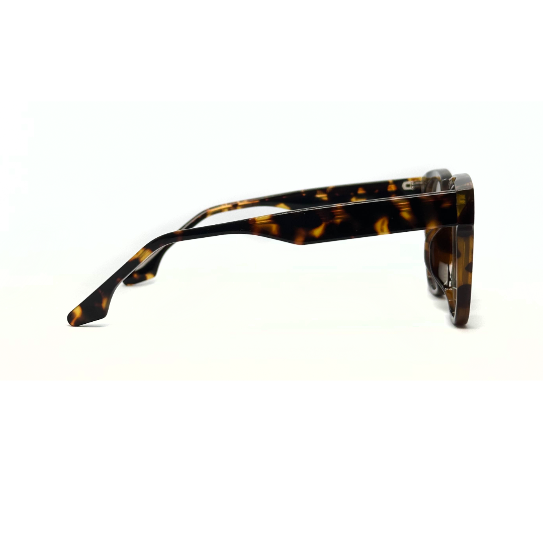 Tony Morgan Unisex Brown Acetate Square Eyeglasses TMFIFERBRWN52 - Vision Express Optical Philippines