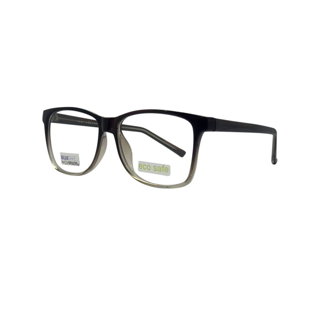 Tony Morgan Unisex Brown Bio-Acetate Square TMABEBRWN53 - Vision Express Optical Philippines