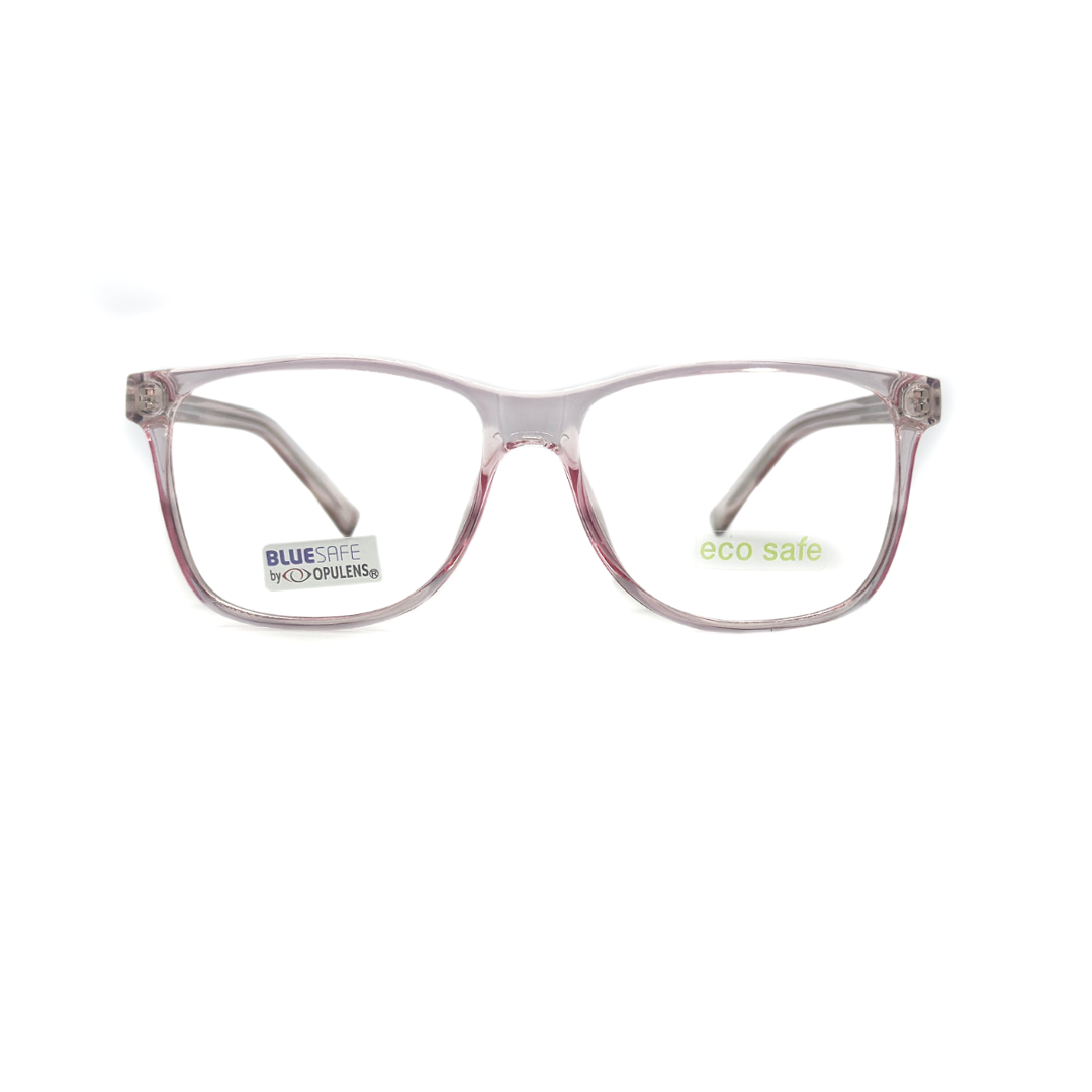 Tony Morgan Unisex Pink Bio-Acetate Square TMABEPINK53 - Vision Express Optical Philippines