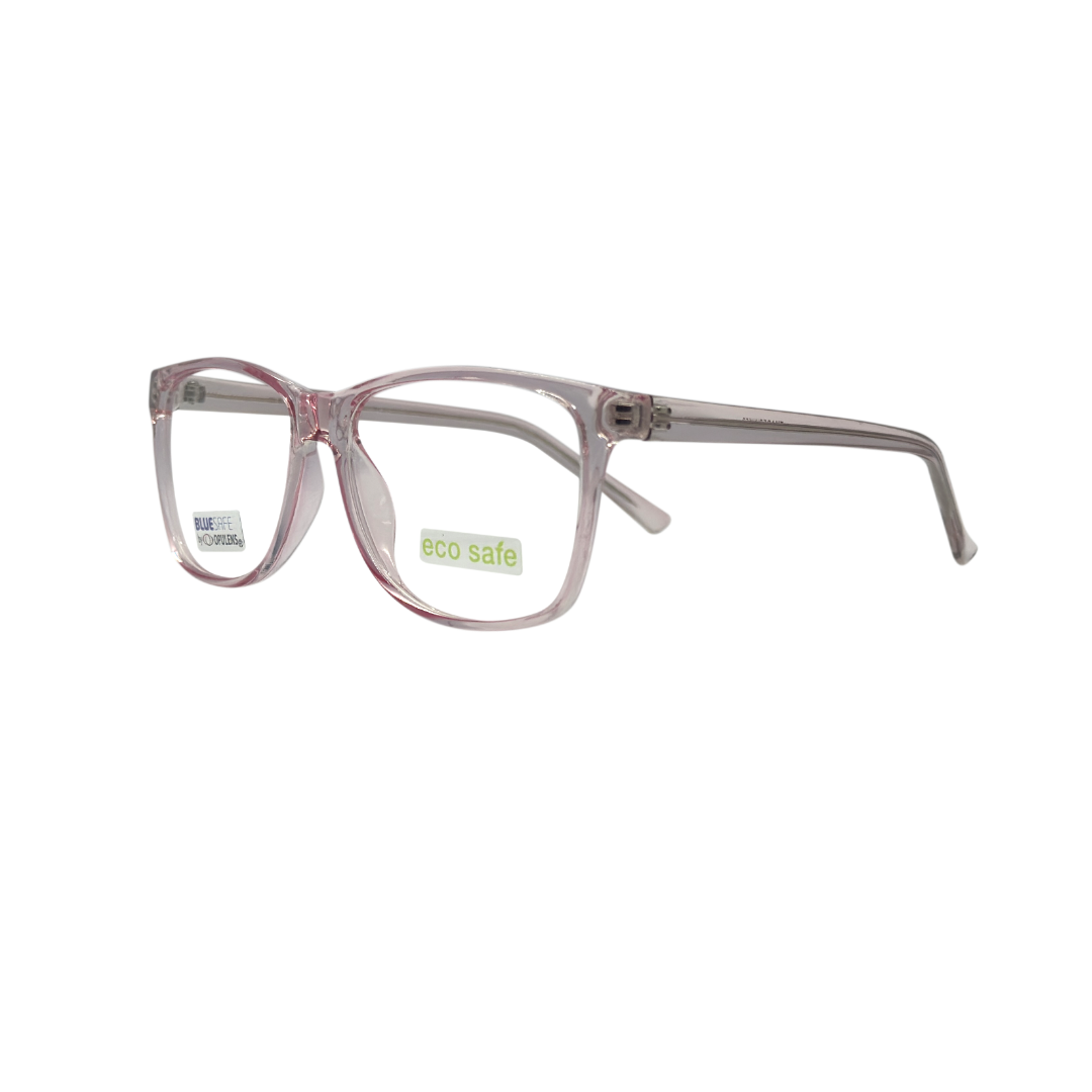 Tony Morgan Unisex Pink Bio-Acetate Square TMABEPINK53 - Vision Express Optical Philippines