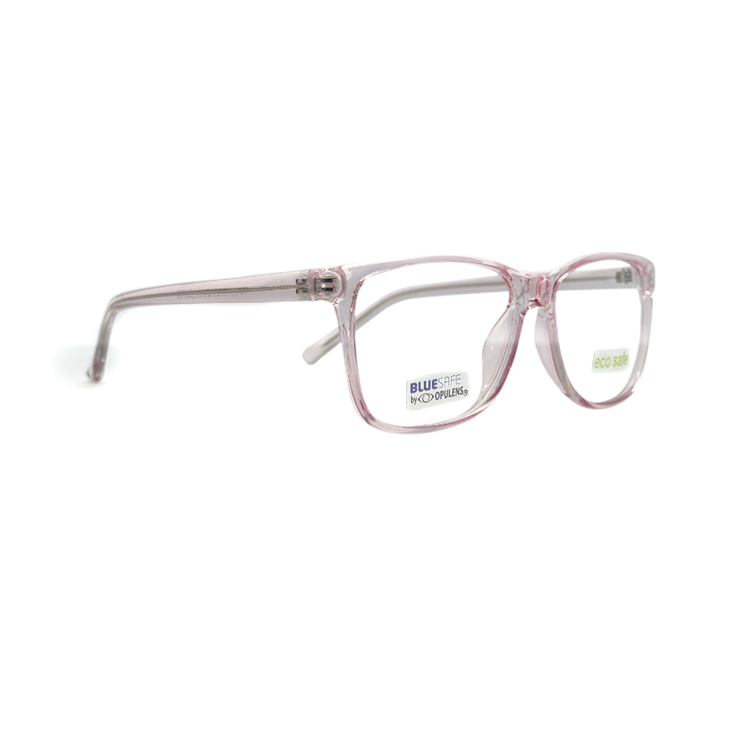 Tony Morgan Unisex Pink Bio-Acetate Square TMABEPINK53 - Vision Express Optical Philippines