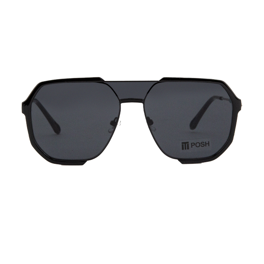 Tony Morgan Men's Black Metal Sunglasses TMADAMBLK58 - Vision Express Optical Philippines