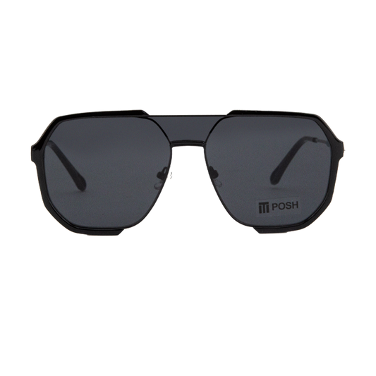 Tony Morgan Men's Black Metal Sunglasses TMADAMBLK58 - Vision Express Optical Philippines