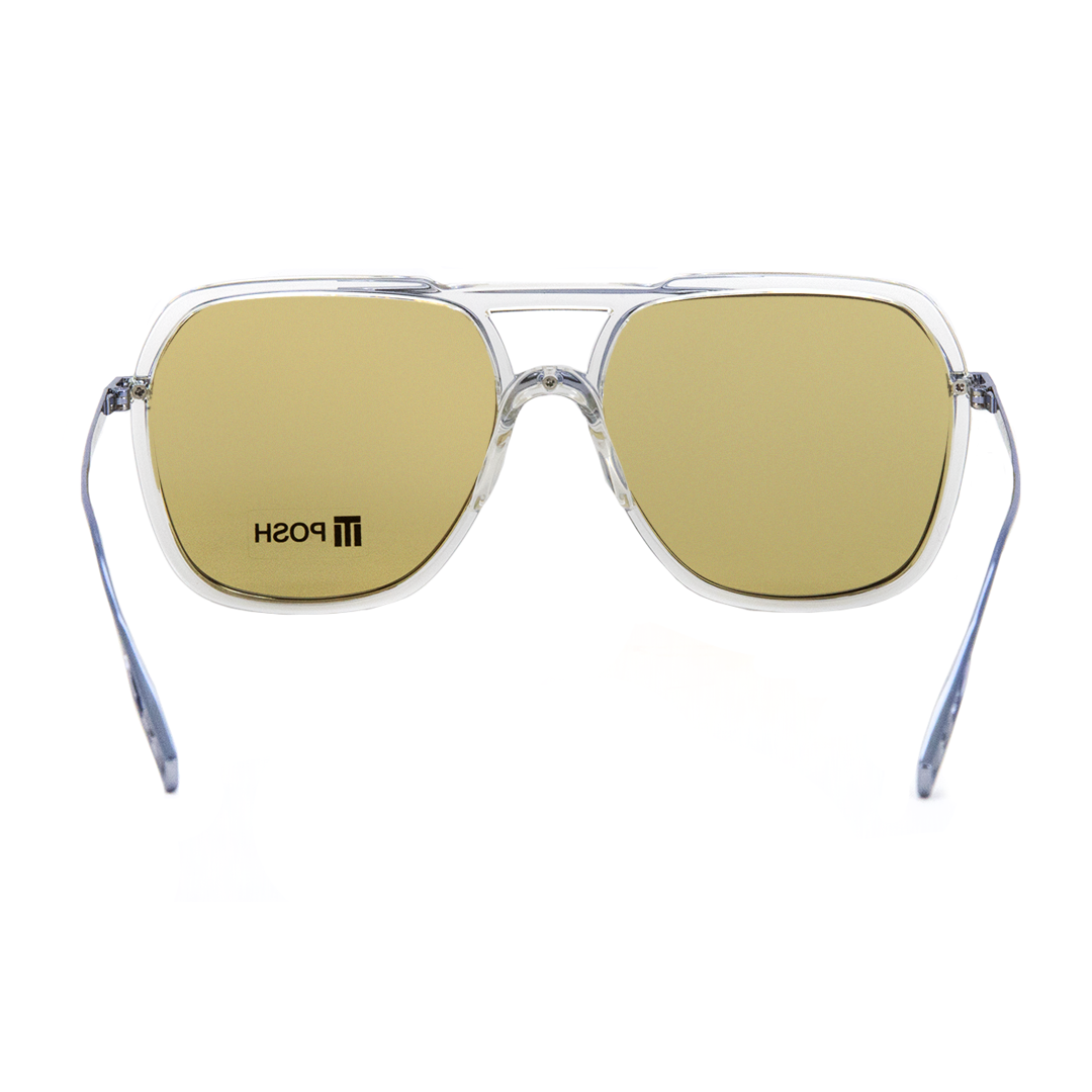 Tony Morgan Men's Clear Metal Sunglasses TMADAMYLW58 - Vision Express Optical Philippines