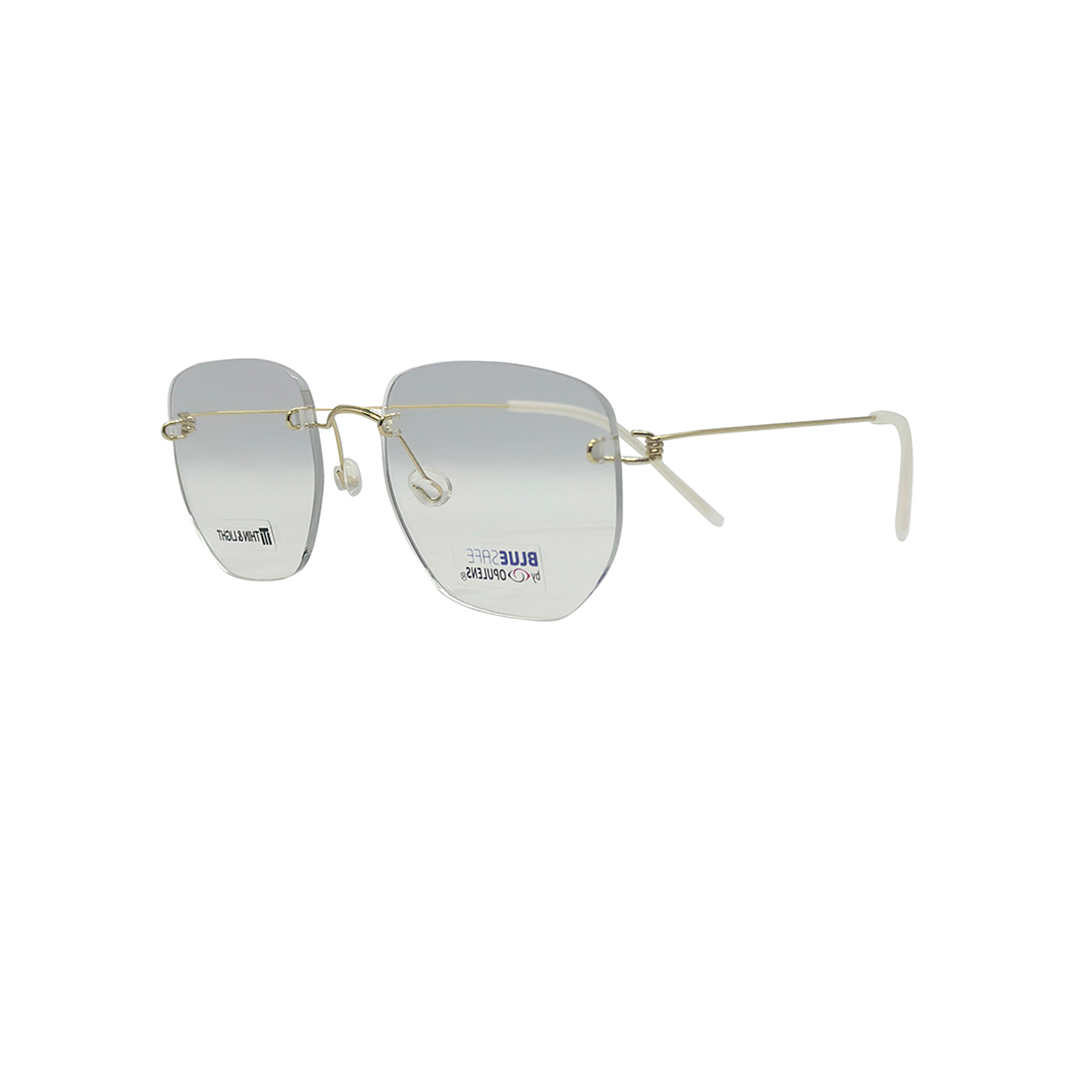 Tony Morgan Unisex Beige Titanium Round TMALEXBEIGE54 - Vision Express Optical Philippines