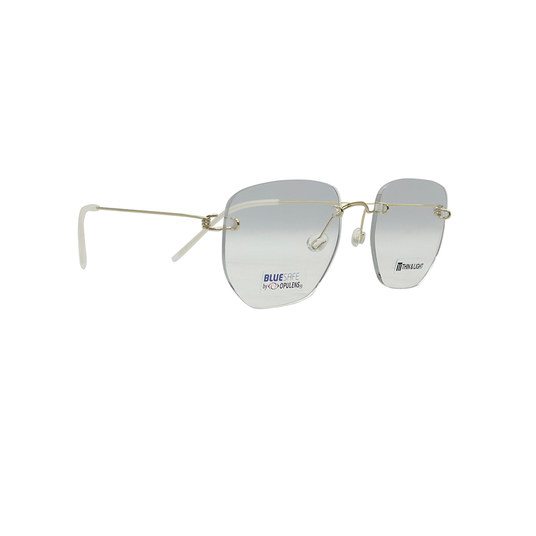 Tony Morgan Unisex Beige Titanium Round TMALEXBEIGE54 - Vision Express Optical Philippines