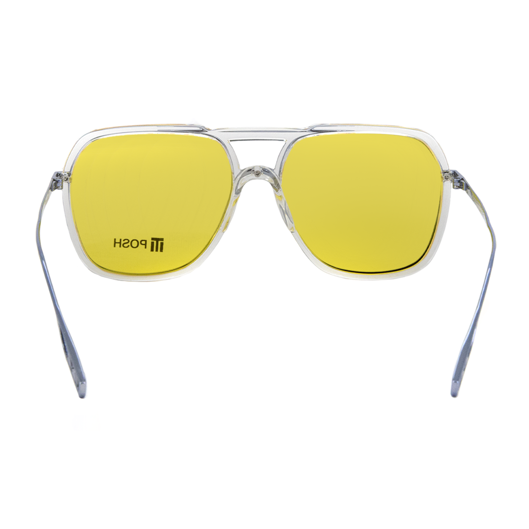 Tony Morgan Men's Silver Metal Sunglasses TMCHARLIEYLW59 - Vision Express Optical Philippines