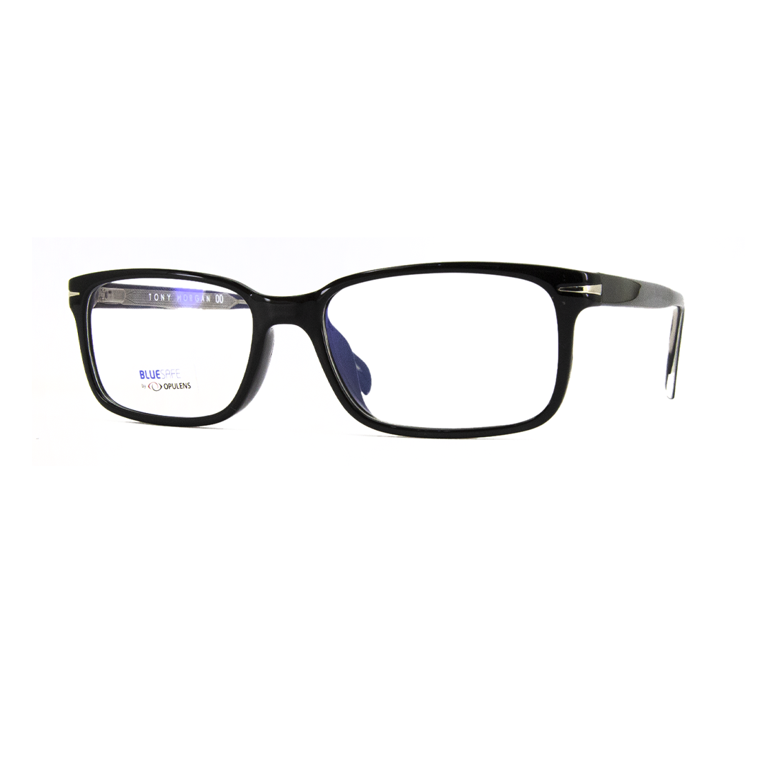 Tony Morgan Man Black Tr 90 Rectangle TMDB006BLK54 - Vision Express Optical Philippines