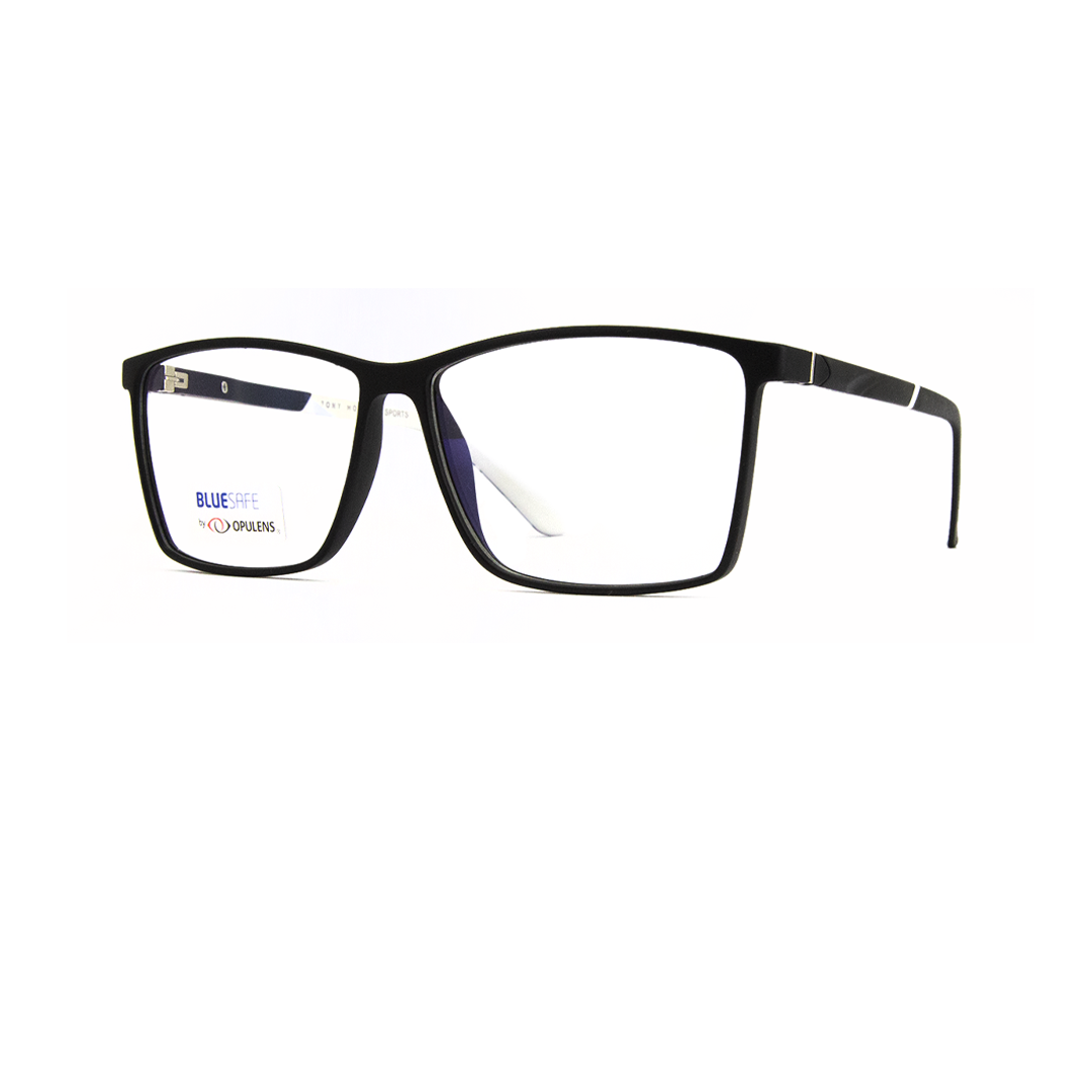 Tony Morgan Man Black Tr 90 Square TMFD5003BLK55 - Vision Express Optical Philippines