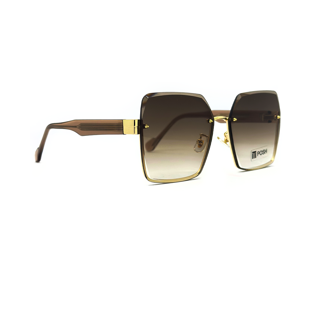 Tony Morgan Women's Brown Metal Sunglasses TMJESSBRWN63 - Vision Express Optical Philippines