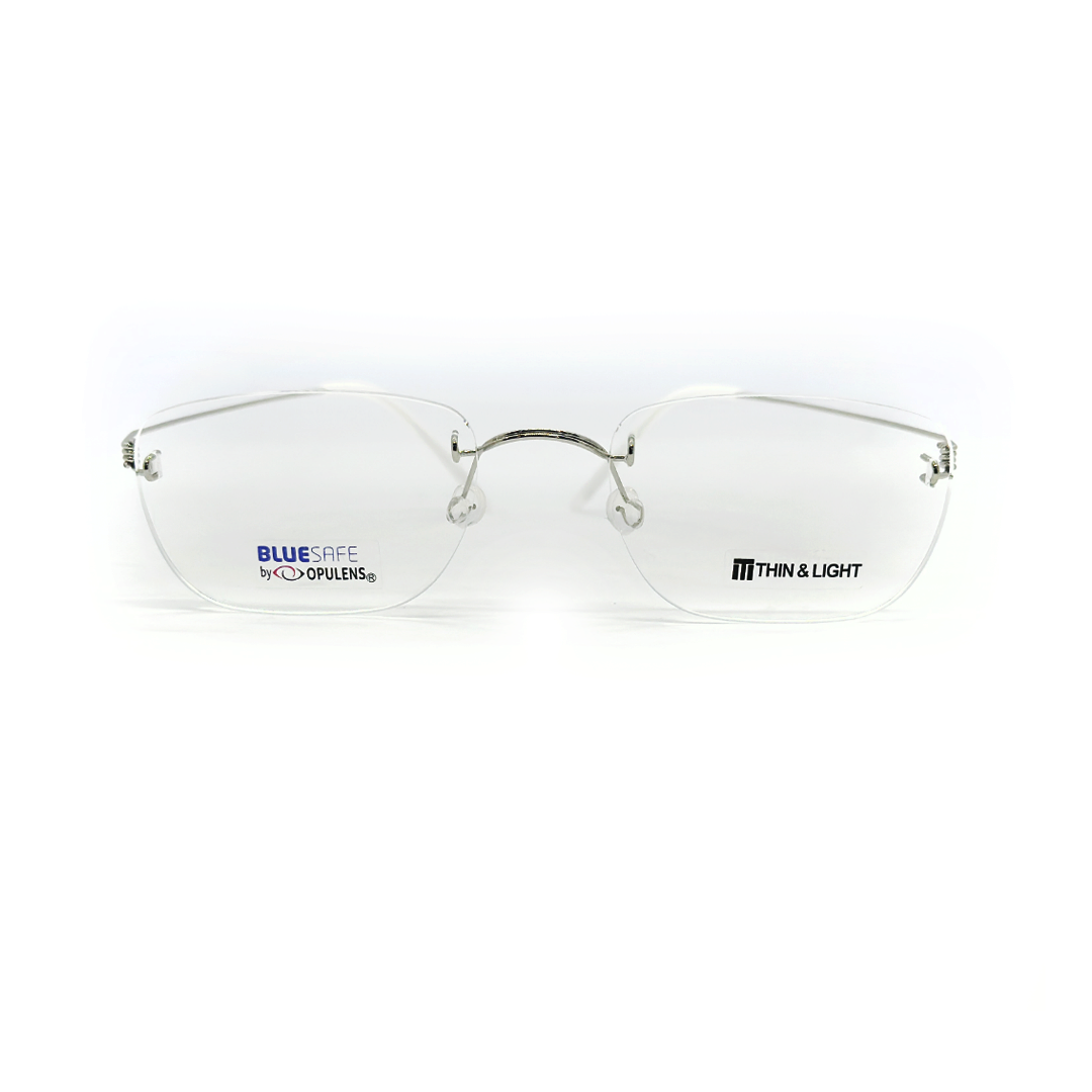 Tony Morgan Unisex White Titanium Oval TMKYLEWHITE54 - Vision Express Optical Philippines