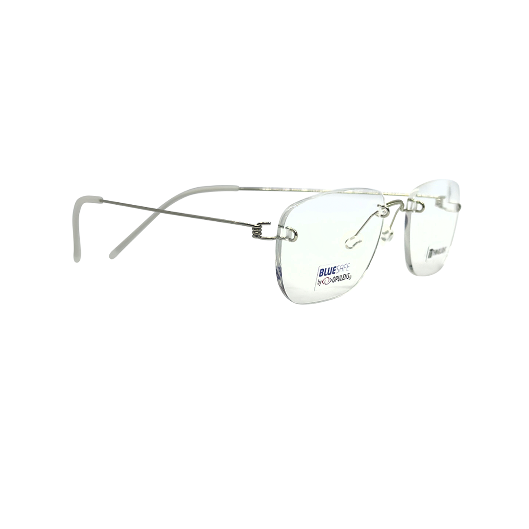 Tony Morgan Unisex White Titanium Oval TMKYLEWHITE54 - Vision Express Optical Philippines