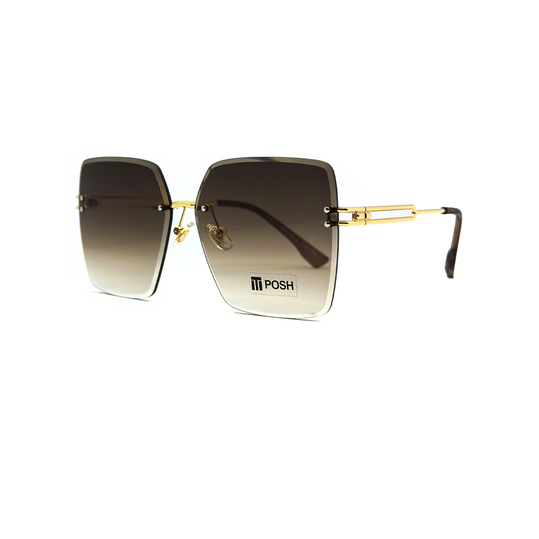 Tony Morgan Women's Brown Metal Sunglasses TMLAURABRWN61 - Vision Express Optical Philippines