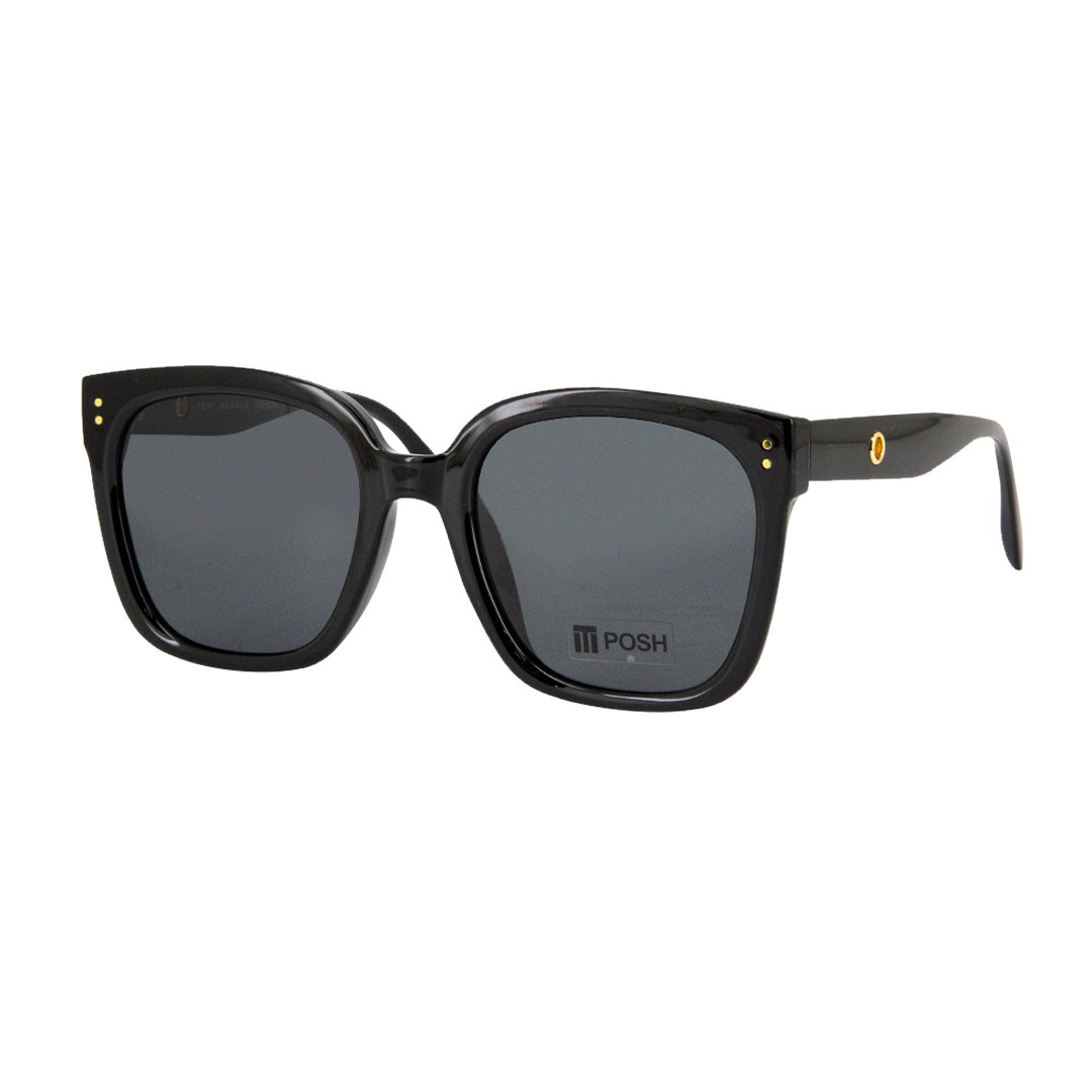 Tony Morgan Women's Black Acetate Sunglasses TMMEGANBLK54 - Vision Express Optical Philippines