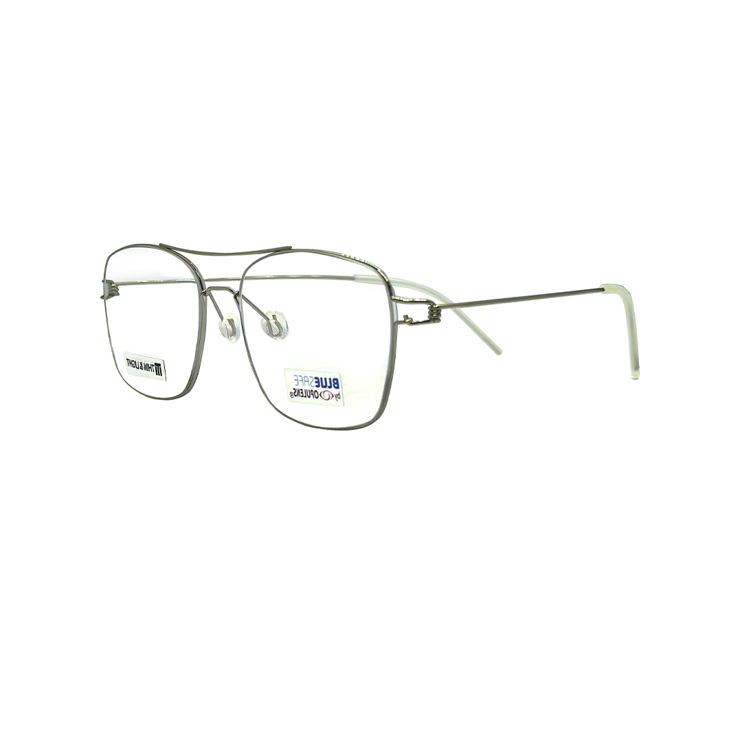 Tony Morgan Unisex Silver Titanium Irregular TMTAYLORSILVER54 - Vision Express Optical Philippines