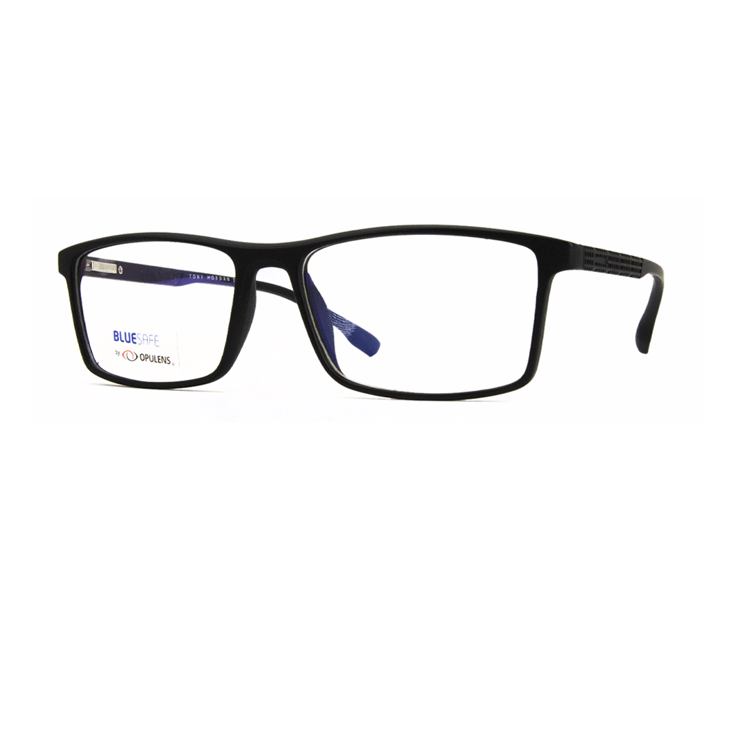 Tony Morgan Man Black Tr 90 Square TMW2328DBLK54 - Vision Express Optical Philippines