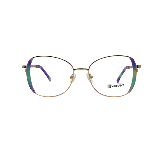 Tony Morgan Woman Purple Metal Round TMYD1039C153 - Vision Express Optical Philippines