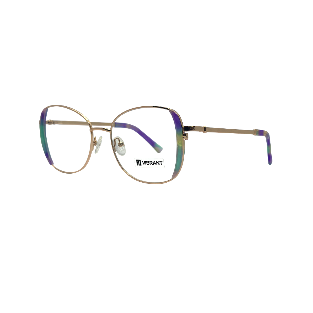 Tony Morgan Woman Purple Metal Round TMYD1039C153 - Vision Express Optical Philippines