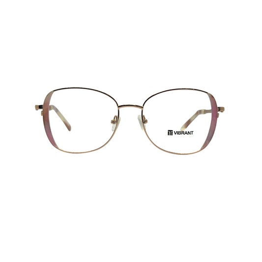 Tony Morgan Woman Pink Metal Round TMYD1039C353 - Vision Express Optical Philippines