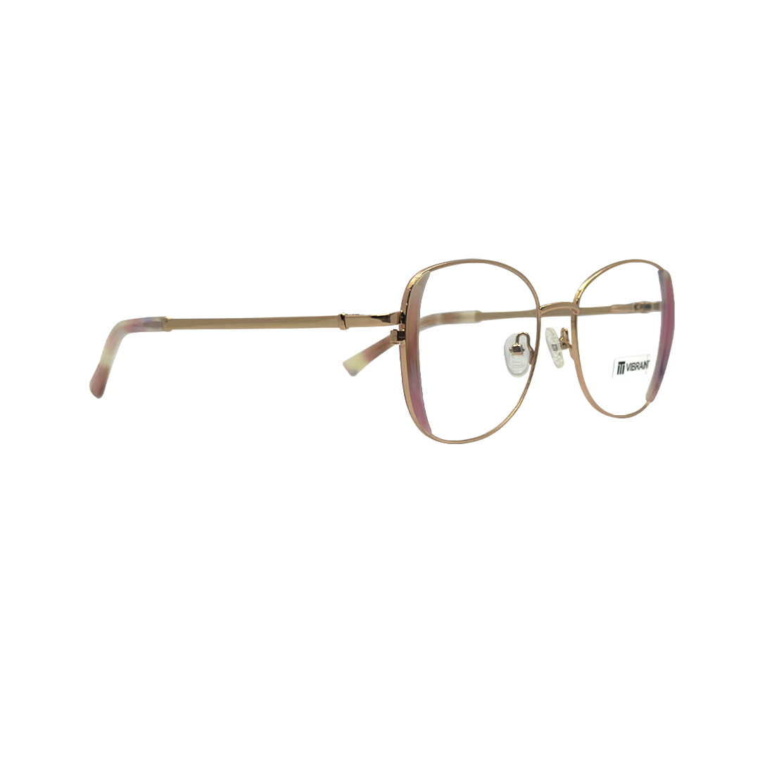 Tony Morgan Woman Pink Metal Round TMYD1039C353 - Vision Express Optical Philippines